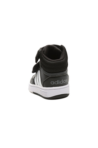 adidas GW0408-B adidas Hoops Mıd 3.0 Ac I Bebek Spor Ayakkabı Siyah