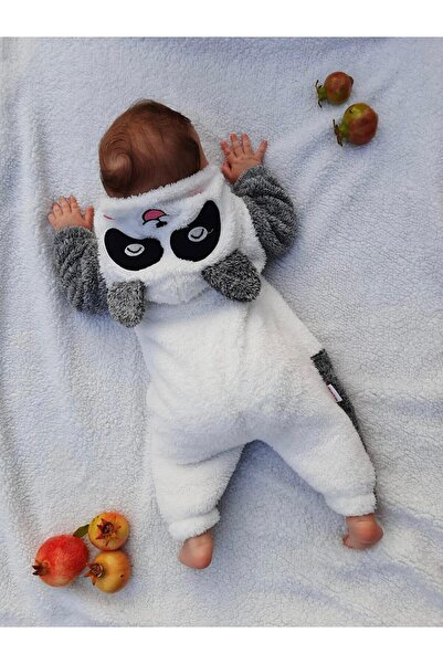 Minizade Welsoft Plush Unisex Zippered Winter Panda Baby Sleeping Bag