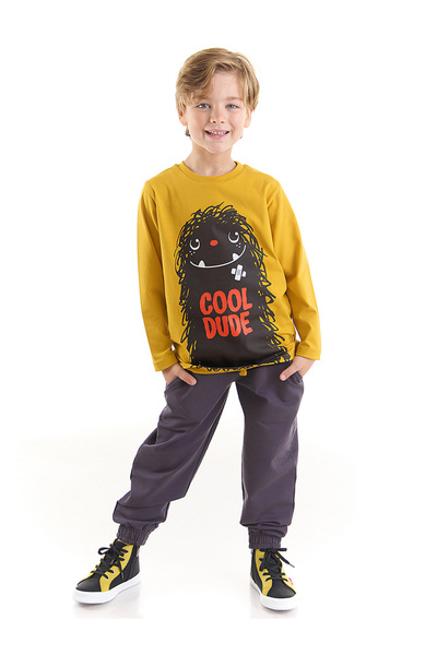 Denokids Set de pantaloni de tricou pentru băiat Cool Dude
