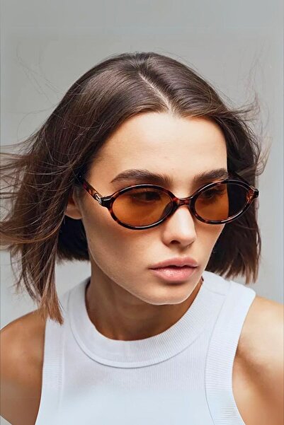 REN EYEWEAR MİUX BORDO LEOPARD SUNGLASSES OVAL 2024 NEW SEASON POPULAR UV400 / REN EYEWEAR