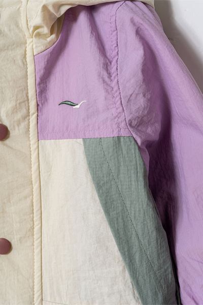 Verscon Girl's Hooded Lined Raincoat with Snap Fasteners and Zipper Closure 1 - 5 Years