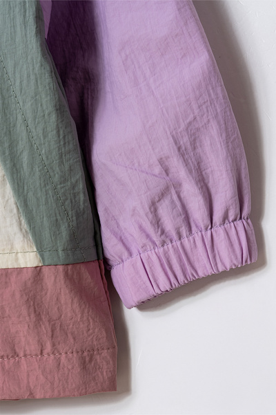 Verscon Girl's Hooded Lined Raincoat with Snap Fasteners and Zipper Closure 1 - 5 Years