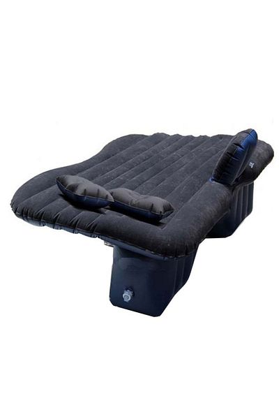 Blasko Inflatable Car Mattress 145x90 cm with Electric Pump, 2 Pillows, Resistant PVC
