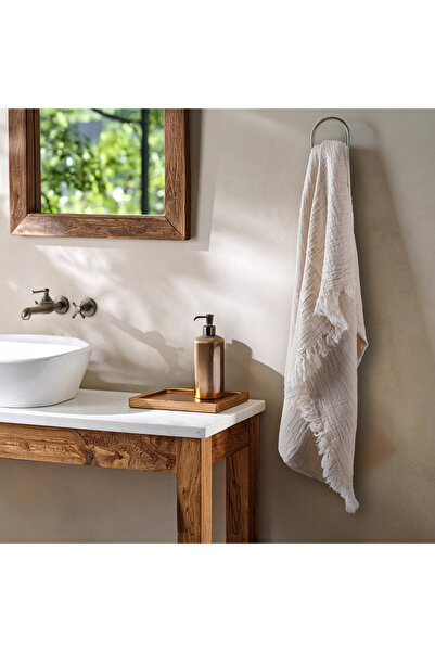 Püskül Tekstil Luxury Muslin Beach Towel Peshtemal, 100% Cotton High Quality Soft Quick Drying Muslin Towel