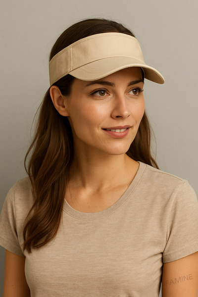 ZERAMİNE Pălărie cu vizor Pălărie de tenis cu protecție UV Ajustabilă la spat...