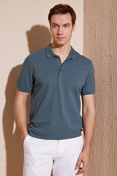 Buratti Men's Polo Neck t Shirt - 100% Cotton, Regular Fit, Buttoned 5902127