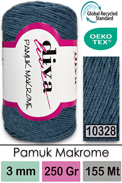 Diva İplik Diva Pamuk Макроме 10328 Нафта