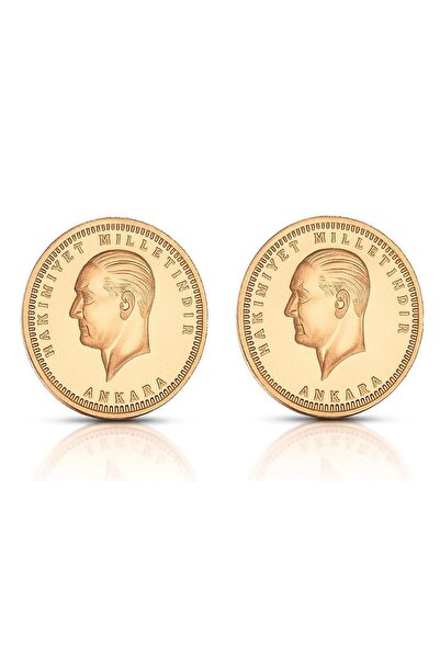 Osmanlı Sarraf 2 Adet Ata Lira ( Cumhuriyet Altını )