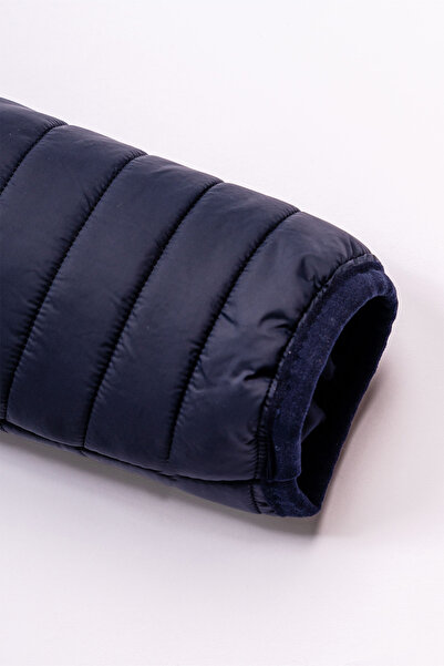 Verscon Kız Erkek Kapüşonlu Polar Astarlı Kapitone Mont 1 - 5 Yaş