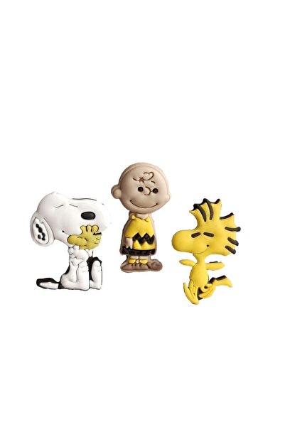 odaburada Terlik Süsü-terlik Tokası Snoopy 3'lü Set