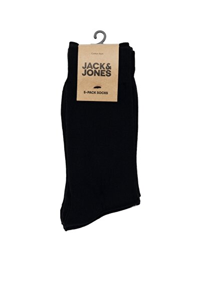 Jack & Jones ȘOSETE NEGRE DIN BAMBUS JACBASIC - 3 PACK NOOS 12264085