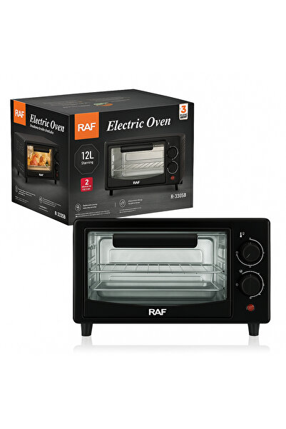 ULUBAGSHOP Compact electric oven 12L 800W with 2 functions and rapid heating