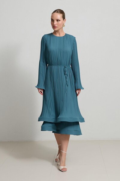 Setre Quartz Pleated Relaxed Cut Dress