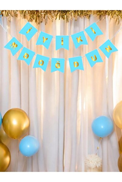Deniz Party Store Mavi İyi Ki - Народився Золотим Листом