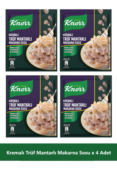 Knorr Kremalı Trüf Mantarlı Makarna Sosu 52g x 4 Adet