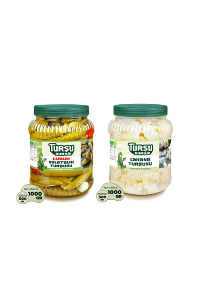 TURŞU DURAĞI Çubuk Turşusu 1 Kg - Lahana Turşusu 1 Kg
