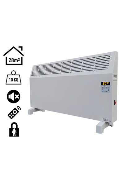 HEAT BOX Heatbox Konvektör Isıtıcı 2500W Uzaktan Kumandalı Dijital HBK2500D
