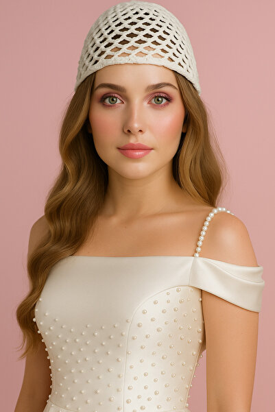 HAPPY HANDMADE قبعة كروشيه ريترو/باندانا/قبعة شبكية/قبعة كليوباترا/اتجاه صيف ...