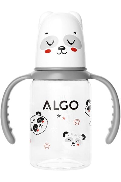 Twisoo Baby Milk Bottle - Cute Cartoon Design, BPA-Free Anti-Colic 120ml Stan...