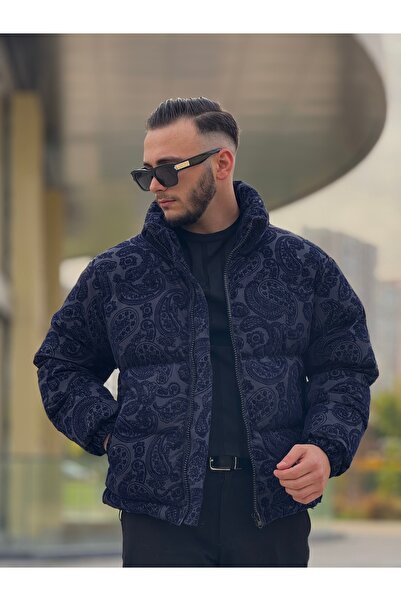 KINGAF Чоловічий пуховик з візерунком