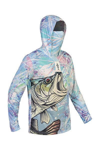 dkmoutdoor Orkw Kapüşonlu Uzun Kollu Balıkçı Ve Su Sporları Uv Korumalı Su It...