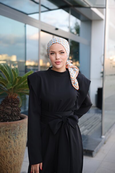 Wovi Γυναικεία φόρμα Hijab με φερμουάρ με φαρδιά ζώνη Salopet