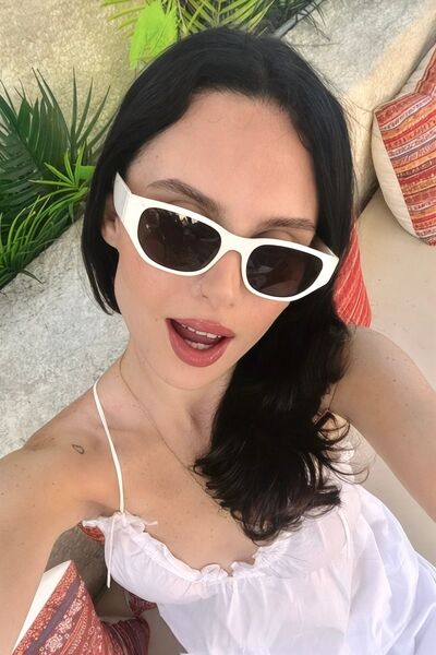 REN EYEWEAR Noir Classic Unisex 2025 White Frame Bride Eyeglasses Popular Women's Glasses / Ren Eyewear