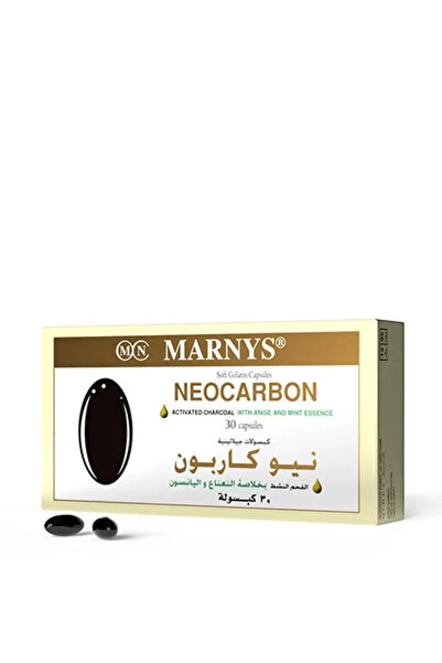Marnys Neocarbon Capsules with Activated Charcoal 30 Capsules