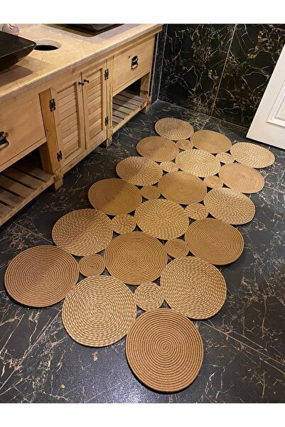 Halımax Milda 75 Jüt Hasırlı El Örgüsü Çift Taraflı Kilim Dikdörtgen Jüt Halı