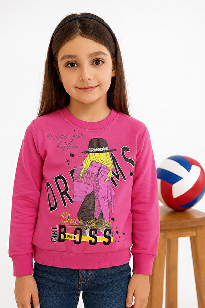 Kamika سويت شيرت بناتي عالي الجودة بحبلين