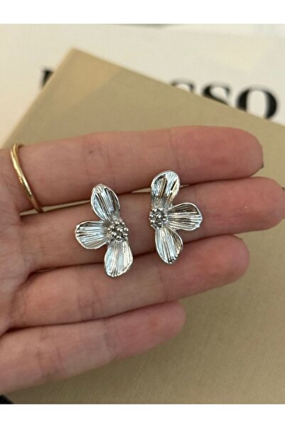 MioArt Women's Flora Stone Flower Earrings