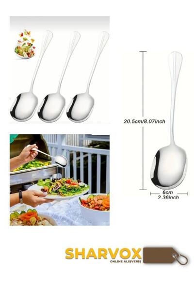 Sharvox 20 cm Metal Serving Spatula – Durable and Practical Cake, Cake and Dessert Serving Apparatus