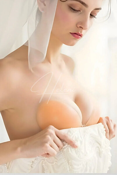 Heleni Sutien lipicios fără bretele din silicon invizibil pentru femei