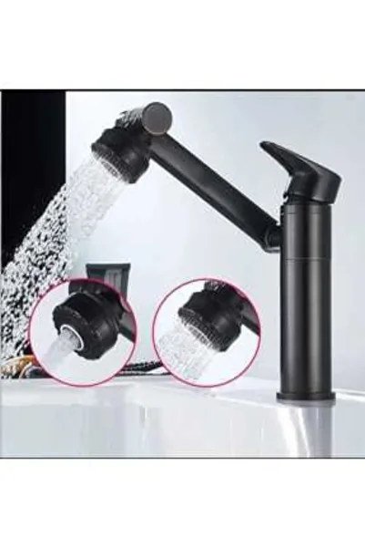 lupobianco Kitchen Sink Faucet Purified 3 Way Purification Faucet Black Color Sink