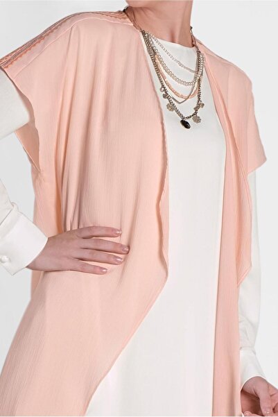 Alvina Embroidered Shoulder Detailed Double Tunic 4475