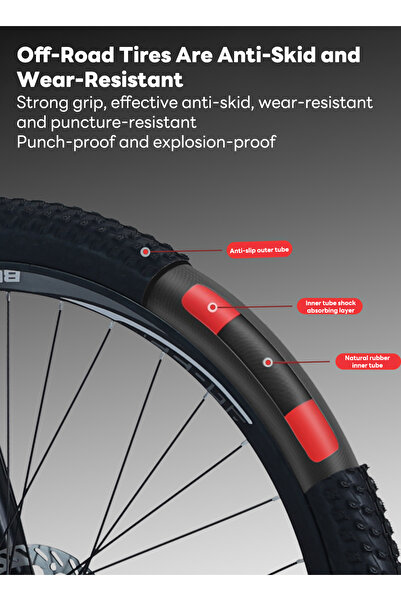ETG 26" 21-Speed Foldable MTB for Men & Women - High-Carbon Steel, Dual Disc Brakes