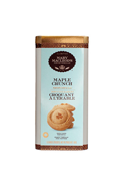 Mary Macleod's Canister Tin of Maple Shortbread Cookies