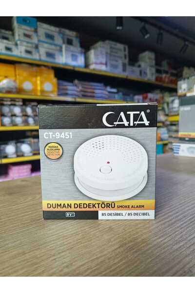 Cata CT-9451 Pilli Duman Dedektörü ( Pil Hariçtir )