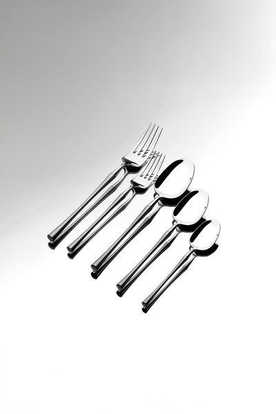 Nehir Marbella Satin 6-Person 36-Piece Cutlery Set