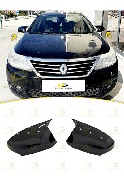DG Power Renault Latitude L70 2010 - 2015 Batman Yarasa Ayna Kapağı Parlak Si...