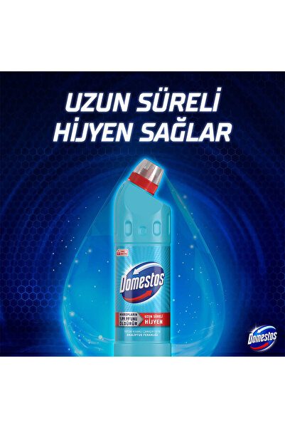 Domestos Çamaşır Suyu Yoğun Kıvamlı Okaliptus Ferahlığı 750 ml x6