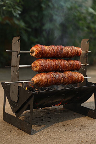 ALEVRA Mangal,demonte ,cevirme aparatli,cevirmeli mangal