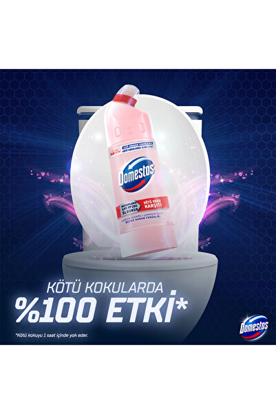 Domestos Çamaşır Suyu Beyaz Sabun Ferahlığı 750 ml x6 Mikrofiber Bez Hediye