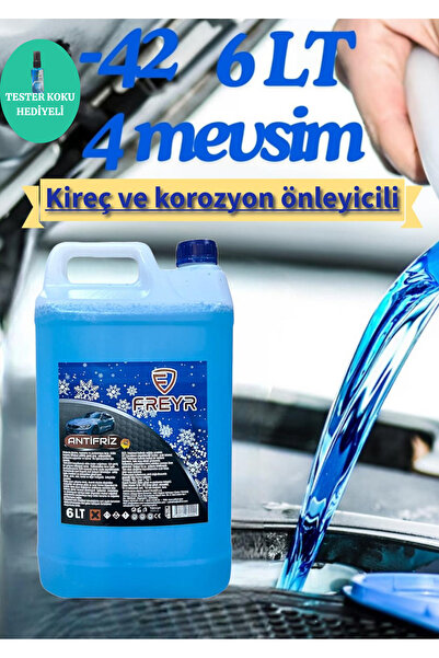 FREYR 4 Mevsim -42 Süper Mavi Antifriz 6Lt (ÜRETİM TARİHİ 2024)