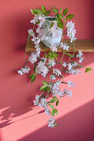 Dekosimge Yapay Sarkan Çiçekli Bitki 5 Dal 100 Cm