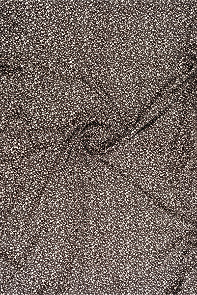 podyum moda Küçük Çiçek Desenli %100 Viskon Kumaş – Elbiselik, Tuniklik, Pant...