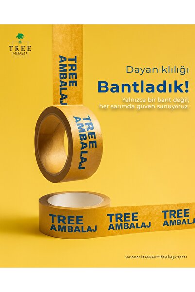 TREE KUTU AMBALAJ Akrilik Koli Bandı 6’lı 45x100