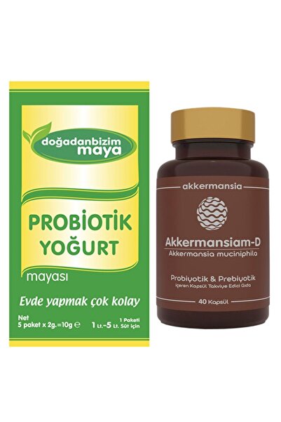 Akkermansiam-D Akkermansia Muciniphila 40 Kapsül Doğadan Bizim Probiyotik Yoğurt Mayası