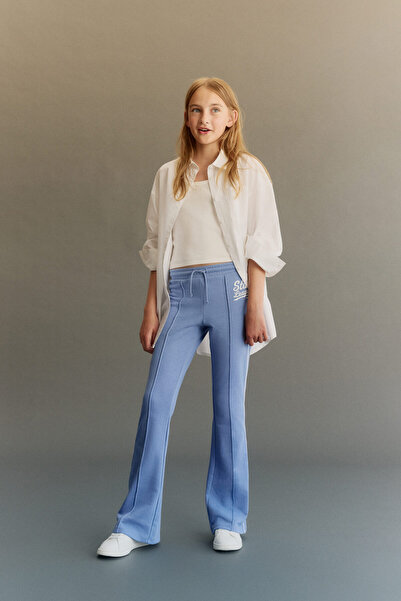 H&M Kat İzli İspanyol Paça Jogger Pantolon