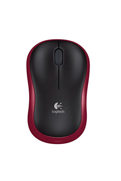 logitech M185 USB Alıcılı Kompakt Kablosuz Mouse, Kırmızı 910-002237